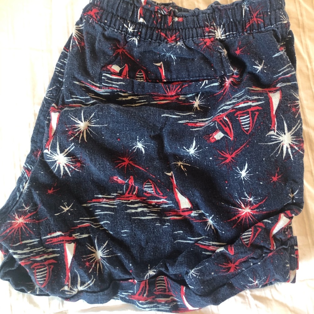 Old navy linen 4th of July shorts